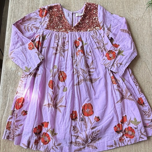 Pink Chicken Courtney Dress - Lavender Poppy 3T NWOT! - Picture 2 of 5